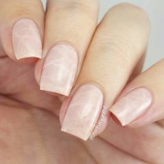 pink-marble-nails-for-prom