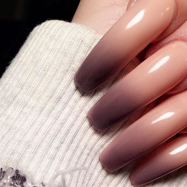 ombre fall nail trend