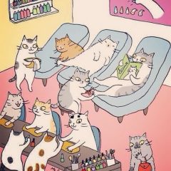кошки в салоне прикольная картинка