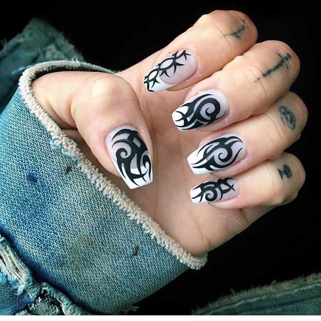 tattoo on nails