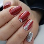 Красный новогодний маникюр 2021 | Nailspiration.net